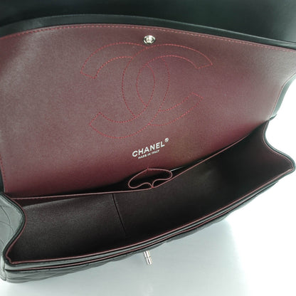 Chanel Lambskin Quilted Jumbo Double Flap Black 4 of 7