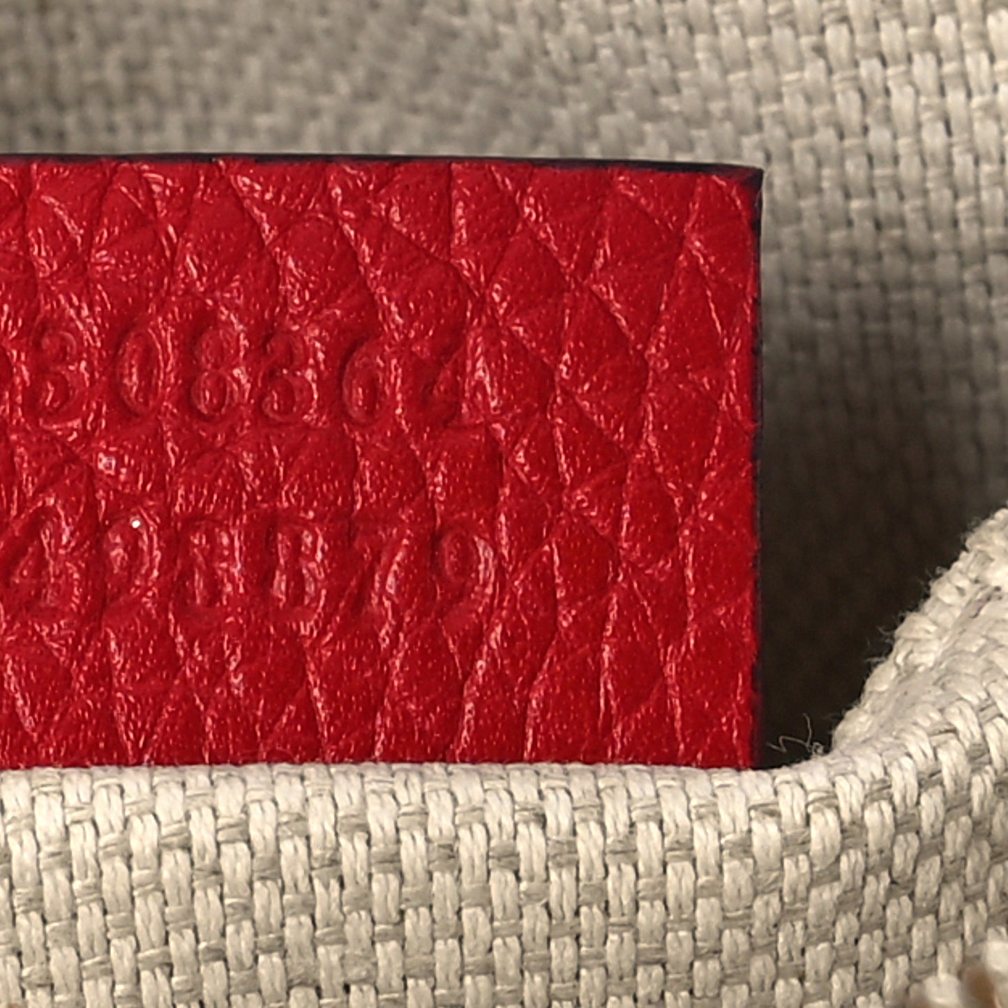 Pebbled Calfskin Small Soho Disco Bag Tabasco Red