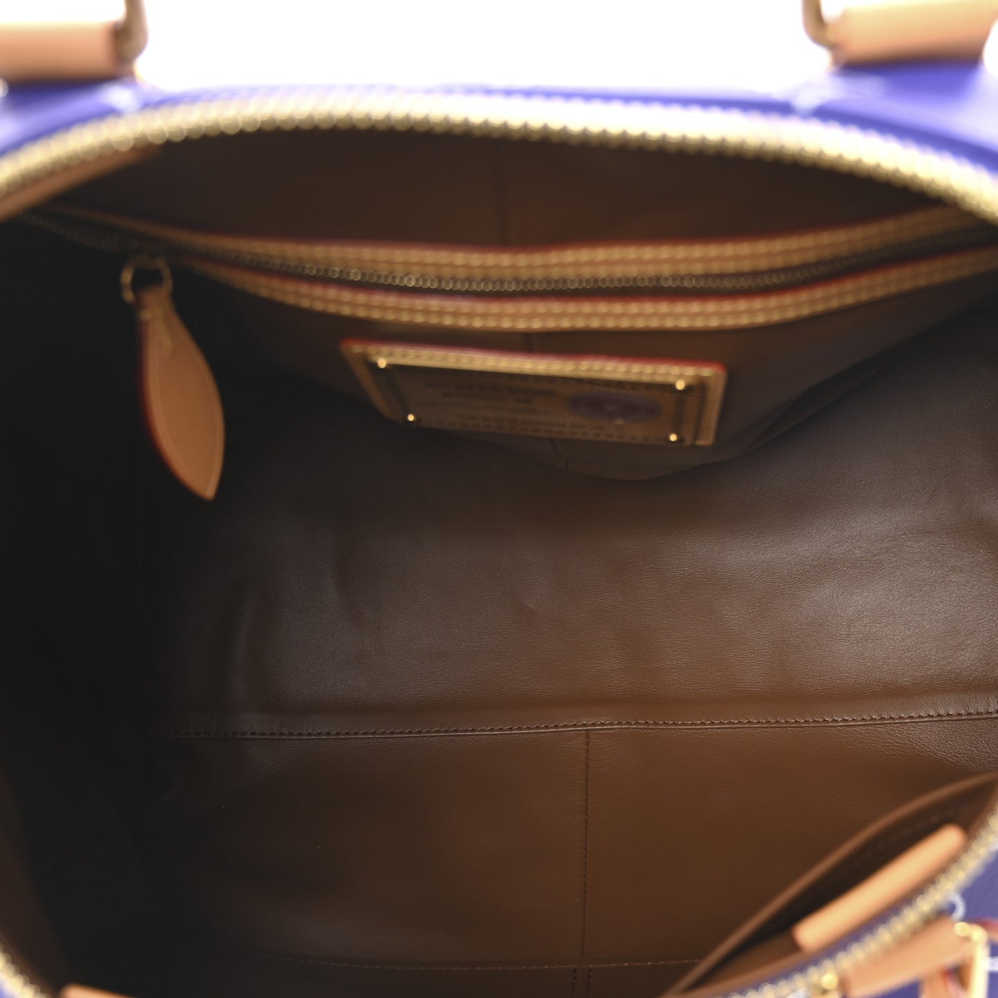 Calfskin Monogram Speedy P9 Bandouliere 40 Amethyst