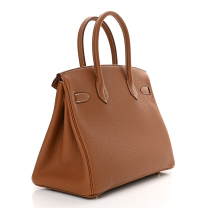 Hermes Togo Birkin 30 Gold 3 of 11