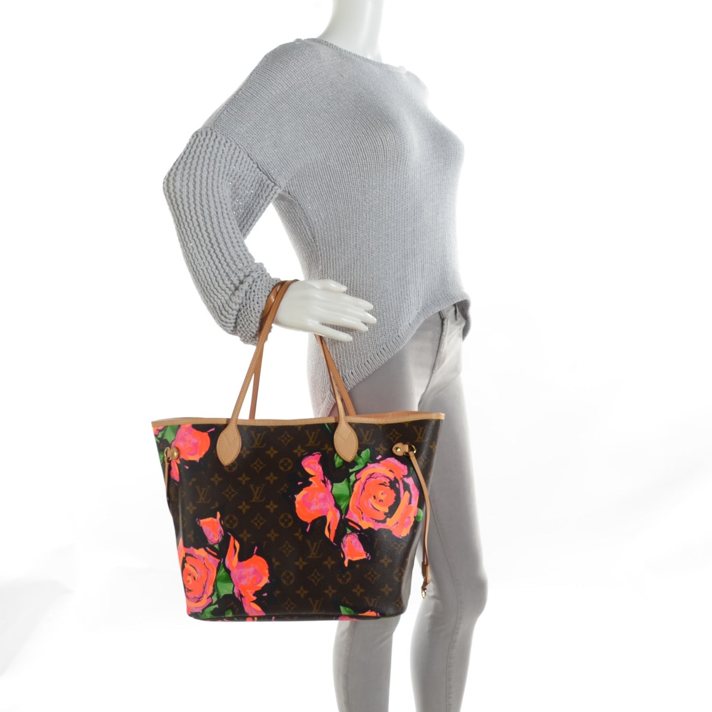 Monogram Roses Neverfull MM