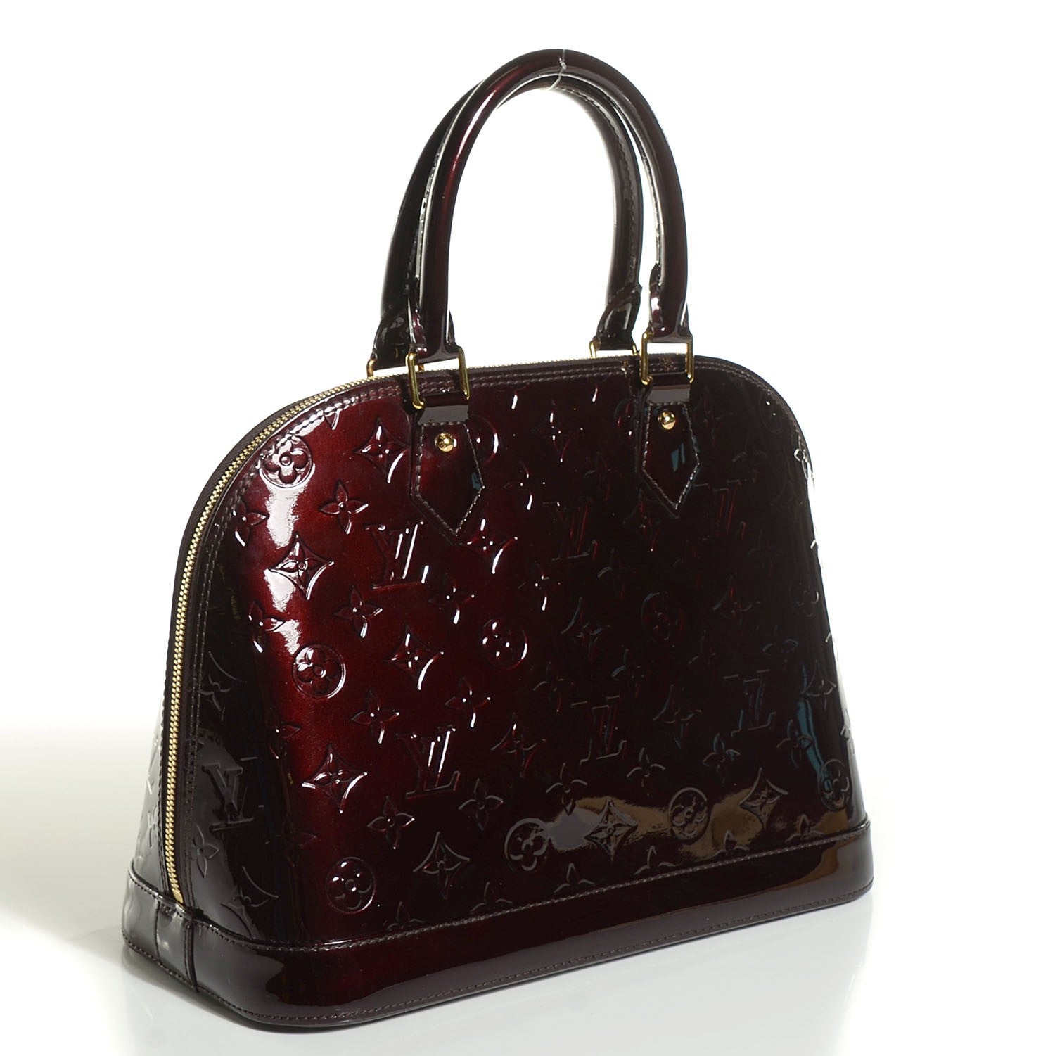 Louis Vuitton Vernis Alma PM Amarante 2 of 7