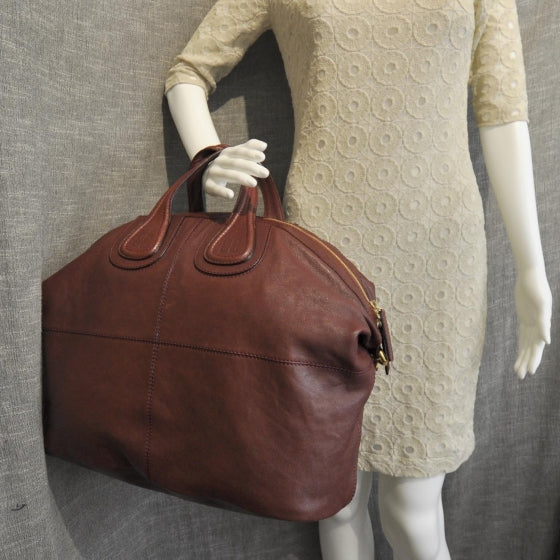 Givenchy Leather Maxi Nightingale Wine 3 of 11