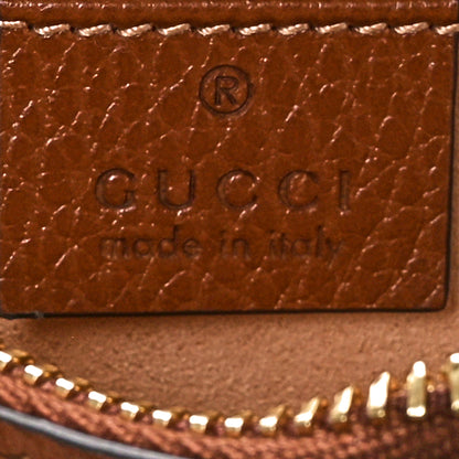 Gucci New Denim GG Monogram Dollar Calfskin Mini Ophidia Shoulder Bag Blue Tea Cuir Epilog 6 of 11