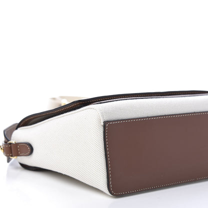 Burberry Canvas Horseferry Print Note Crossbody Bag Natural Tan 8 of 10