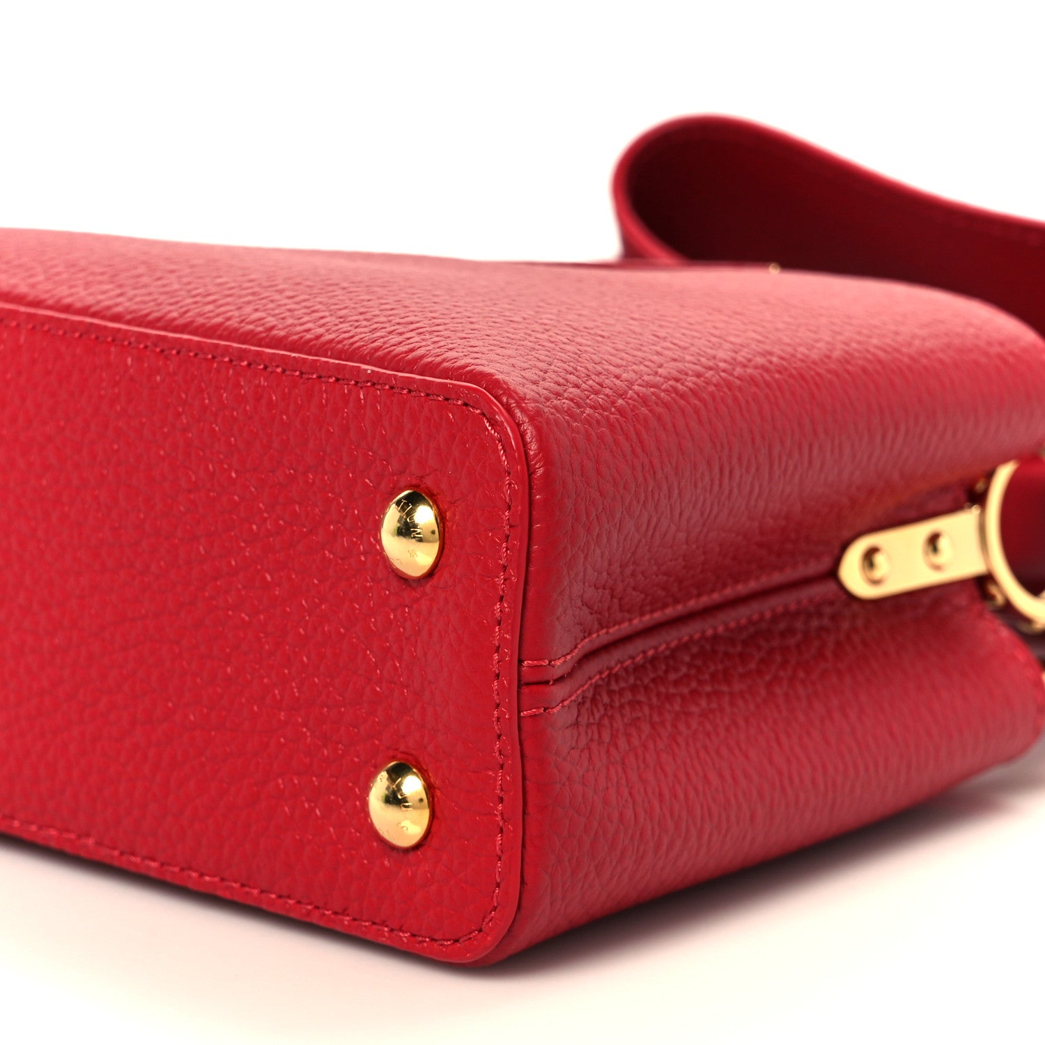 Louis Vuitton Taurillon Mini Capucines Scarlet 9 of 9