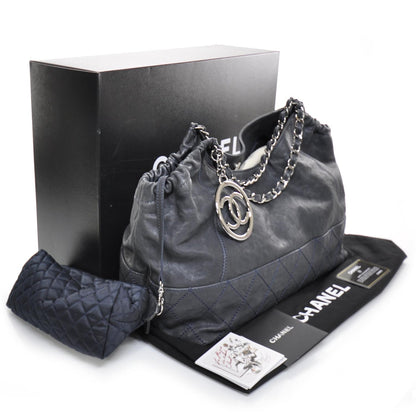 Chanel Leather Coco Cabas Black 3 of 10