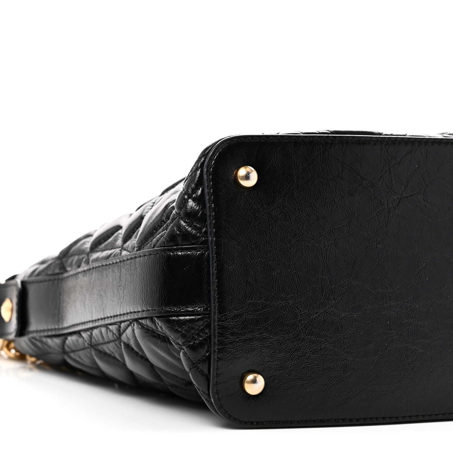 Chanel Glazed Calfskin Quilted State Of The Art Hobo Black 9 of 10