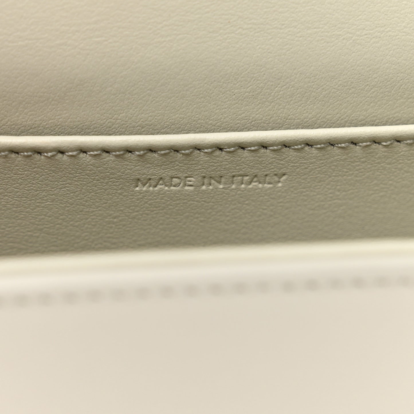 Calfskin Mini Triomphe Chalk