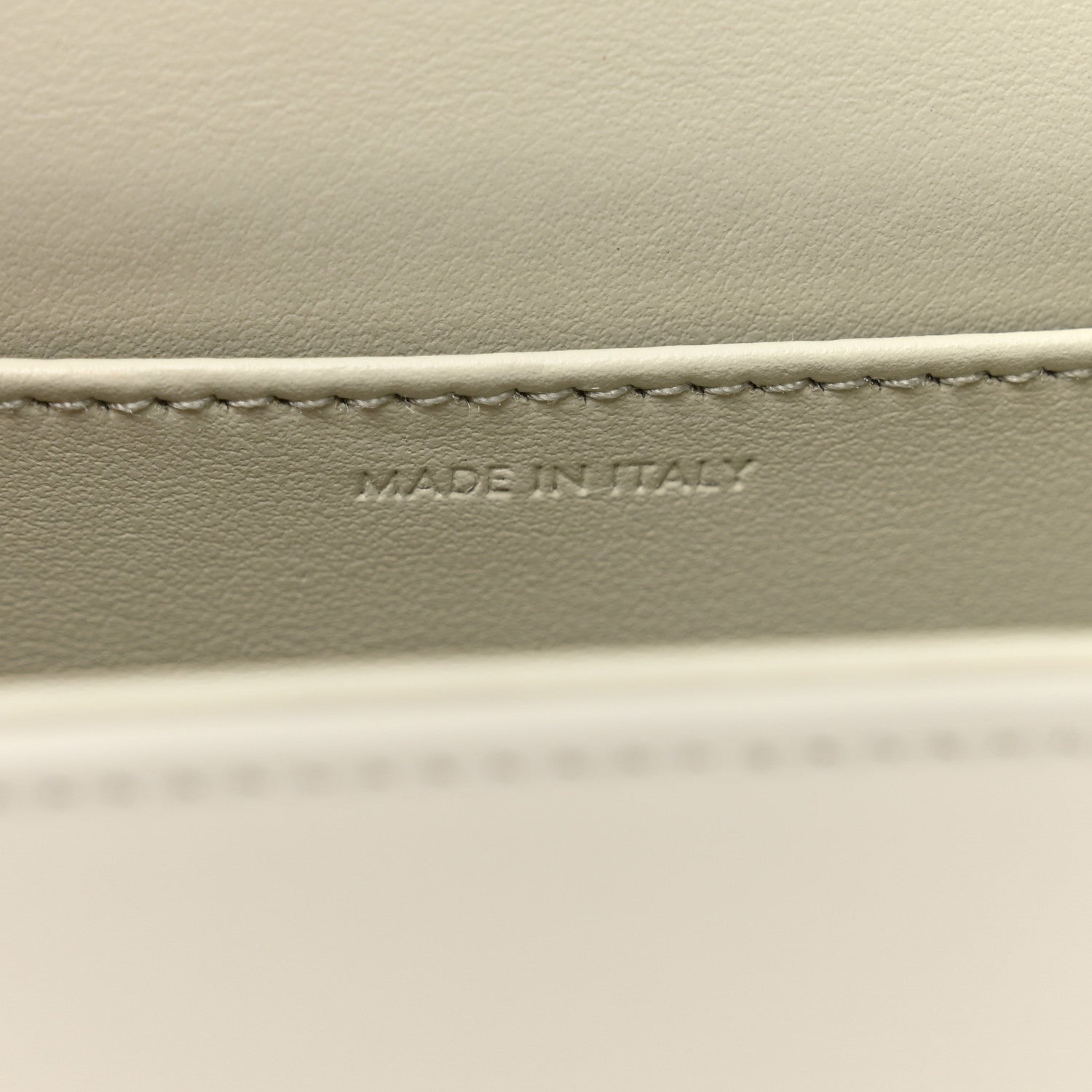 Celine Calfskin Mini Triomphe Chalk 7 of 7