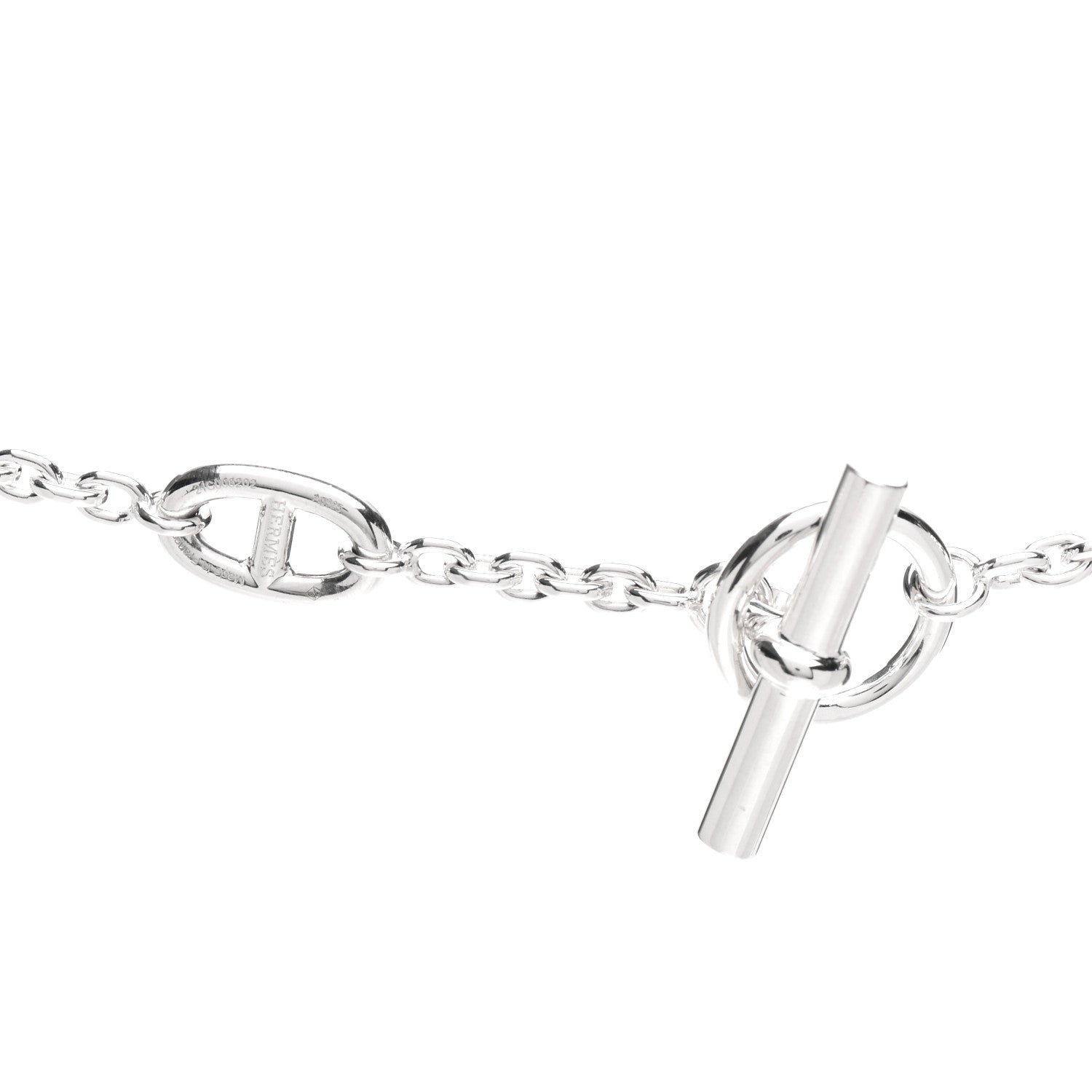 Hermes Sterling Silver Farandole Necklace 120 4 of 5