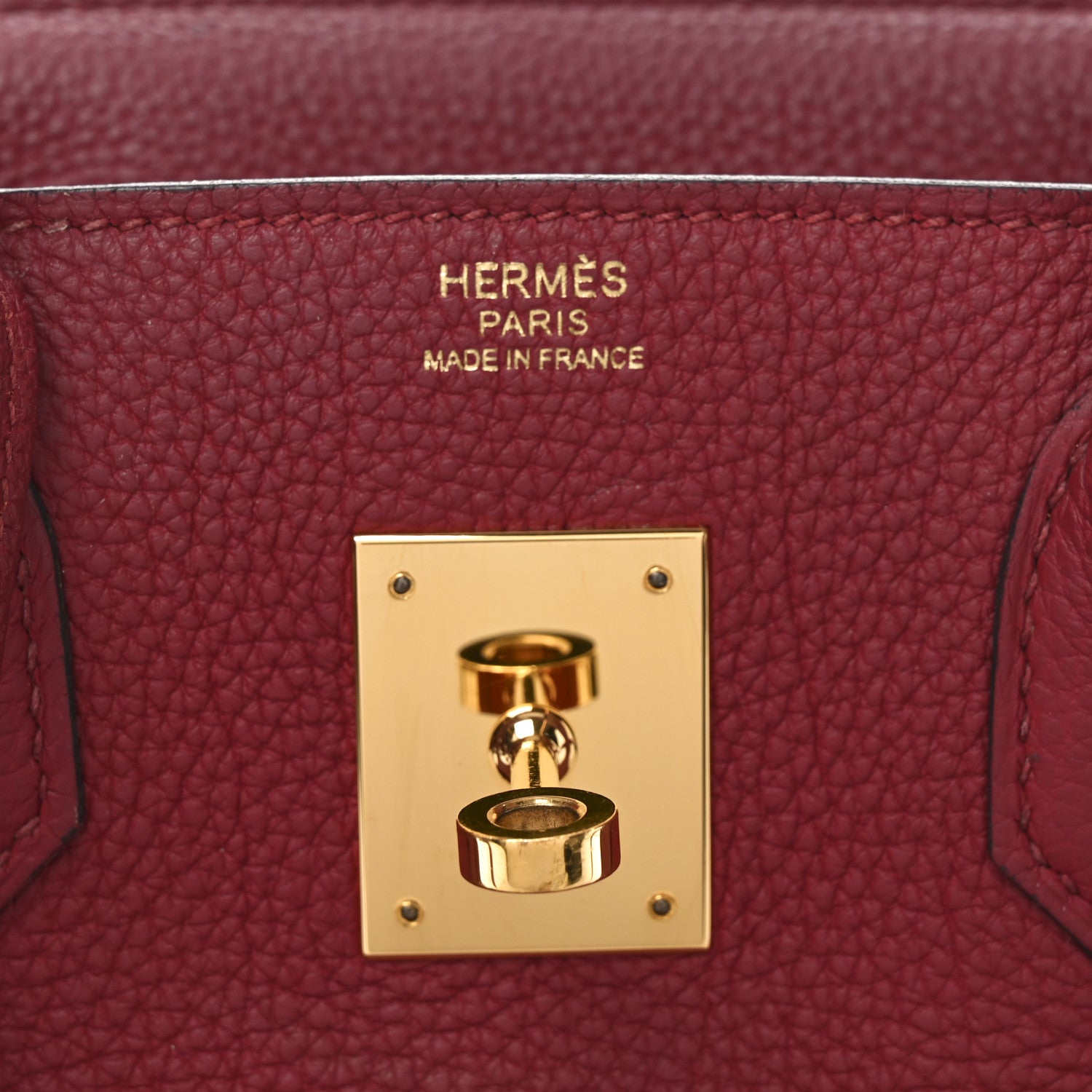 Hermes Togo BIRKIN 30 Rouge Grenat 6 of 10