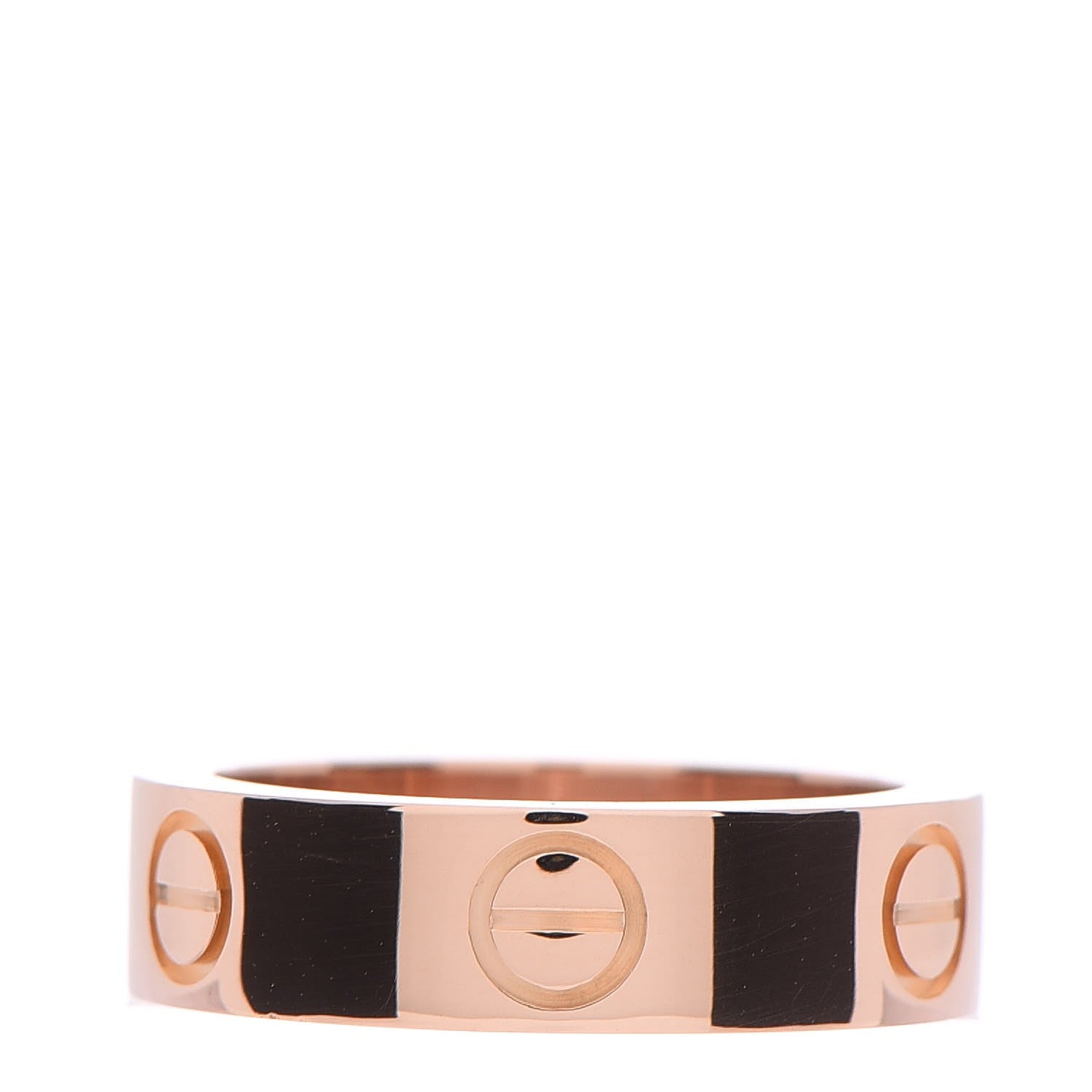 Cartier 18K Pink Gold Pink Sapphire 5.5mm LOVE Ring 52 6 3 of 6