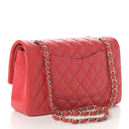 Chanel Caviar Quilted Medium Double Flap Red 3 of 10