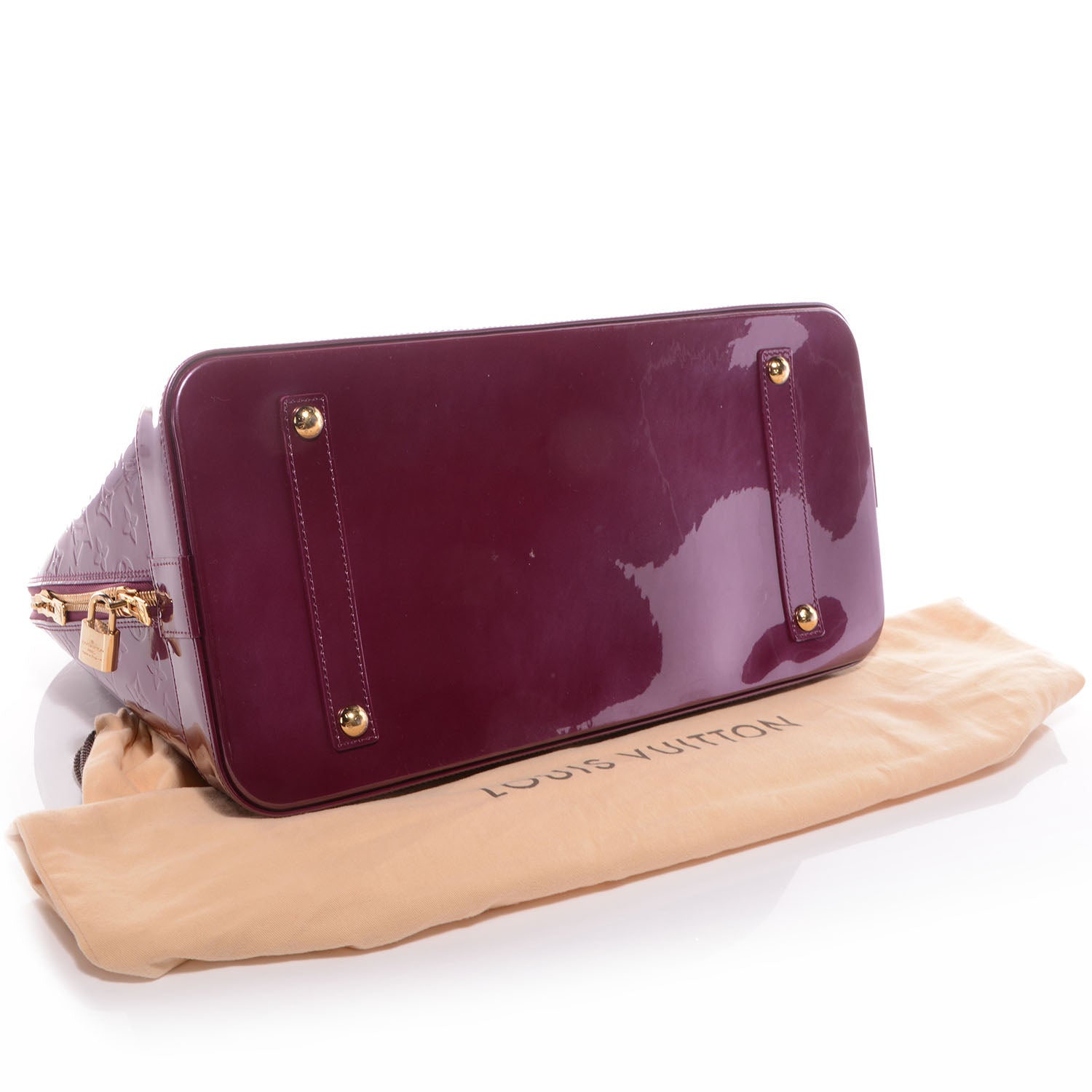 Louis Vuitton Vernis Alma GM Violet 4 of 7
