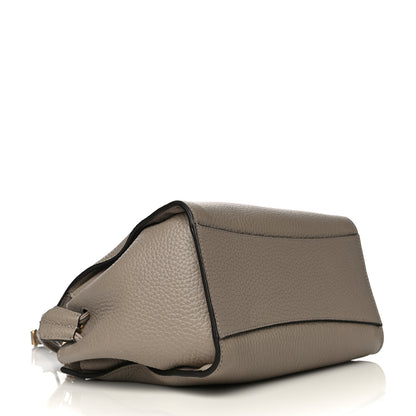 Mulberry Heavy Grain Small Iris Tote Solid Grey 3 of 9