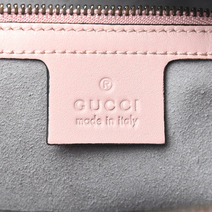 Gucci Calfskin Matelasse GucciGhost Medium GG Marmont Chain Shoulder Bag Perfect Pink Rosa Ivory 7 of 10