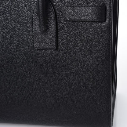 Saint Laurent Grained Calfskin Small Sac De Jour Black 10 of 11