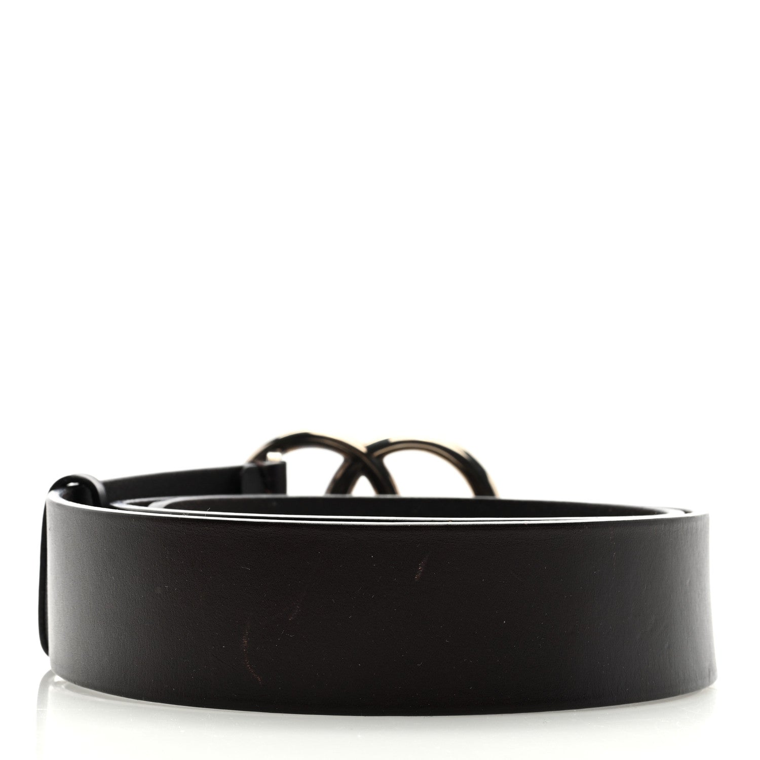 Gucci Smooth Calfskin Double G 40mm Belt 90 36 Dark Brown 2 of 5