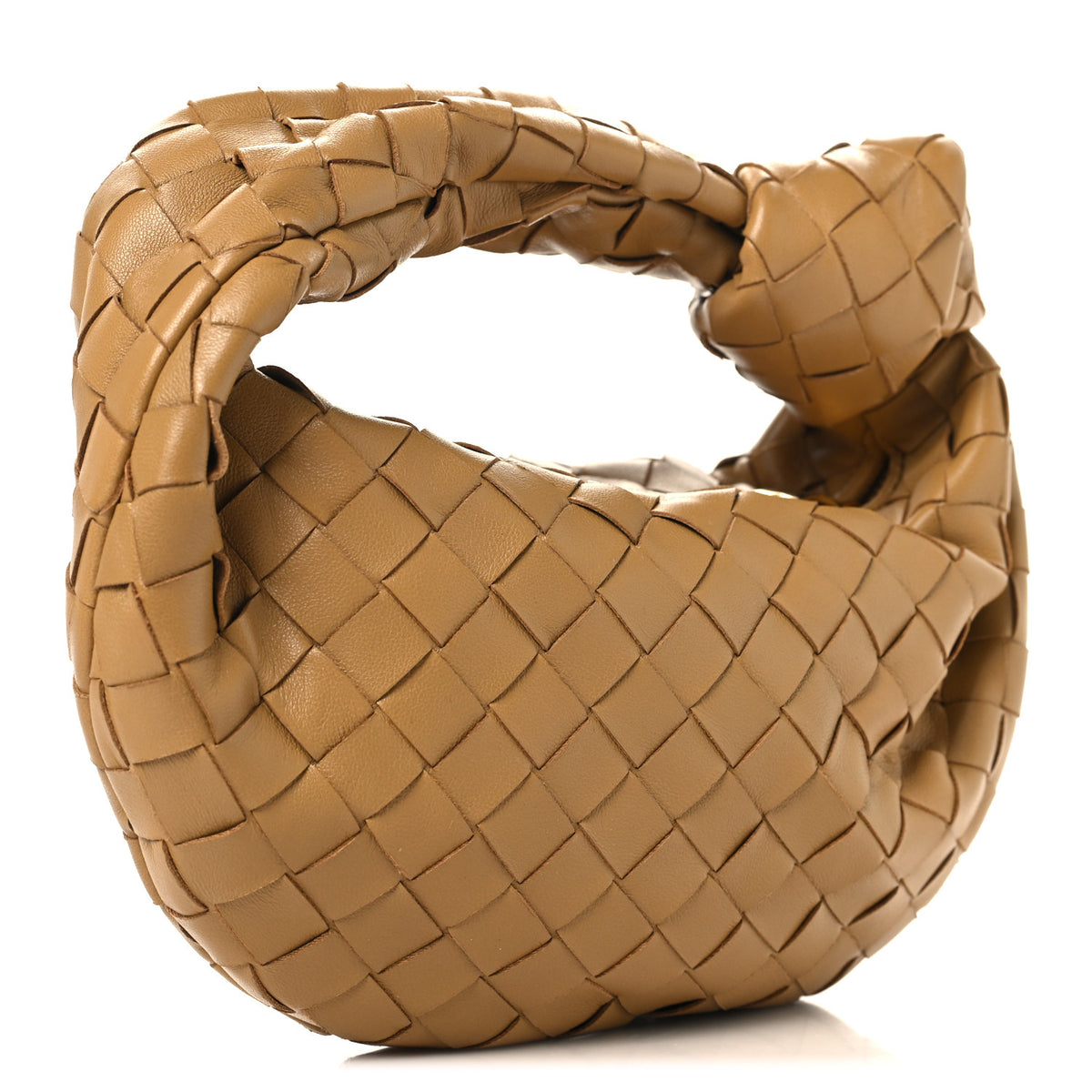 Nappa Intrecciato Mini Jodie Dark Praline