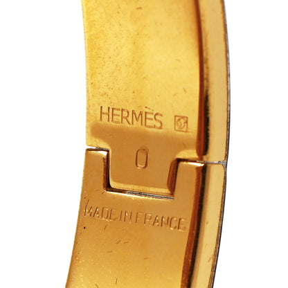 Hermes Enamel Narrow Clic Clac H Bracelet PM Vert Prairie 4 of 4