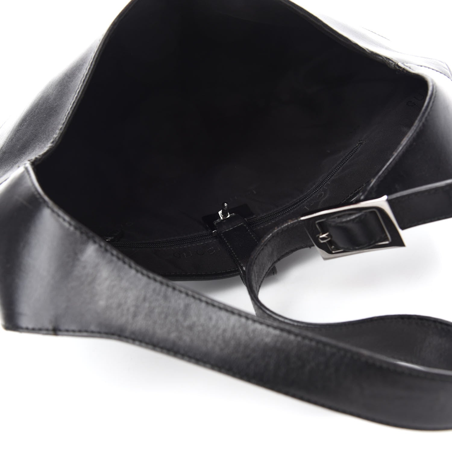 Gucci Calfskin Jackie O Hobo Black 5 of 11