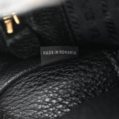 Prada Vitello Daino Zippered Messenger Hobo Black 7 of 16