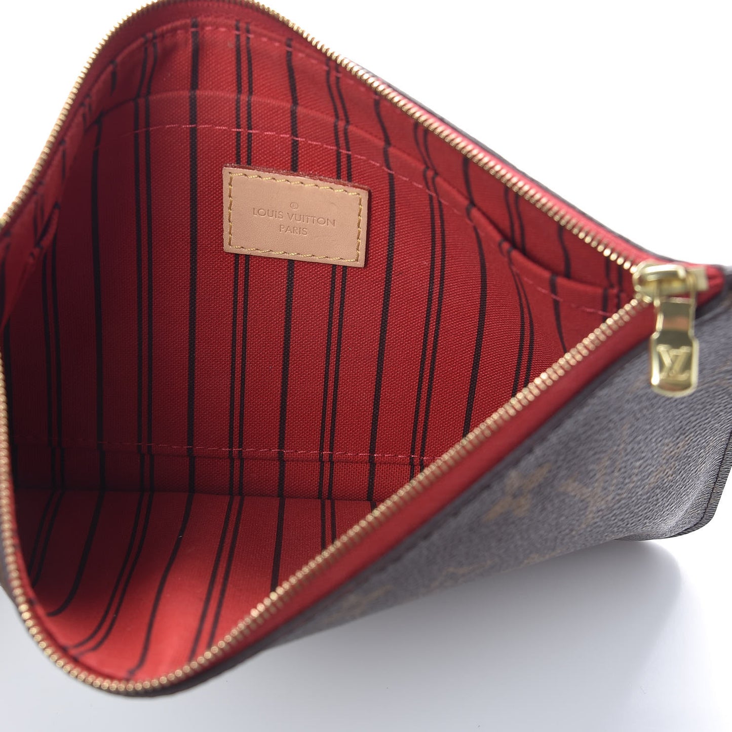 Monogram Neverfull MM GM Pochette Cherry