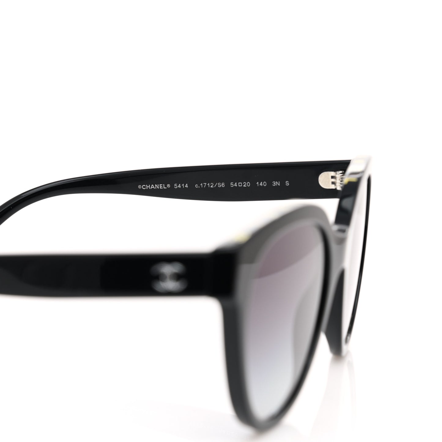 Acetate CC Butterfly Sunglasses 5414 Black Beige