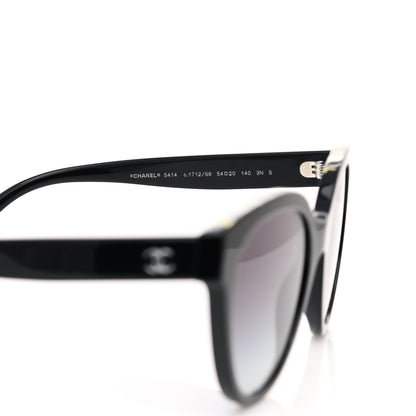Chanel Acetate CC Butterfly Sunglasses 5414 Black Beige 5 of 7