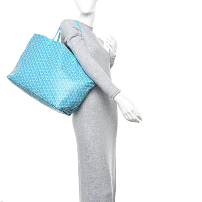 Goyard Goyardine Saint Louis GM Balise Beach Towel Set Turquoise 2 of 9