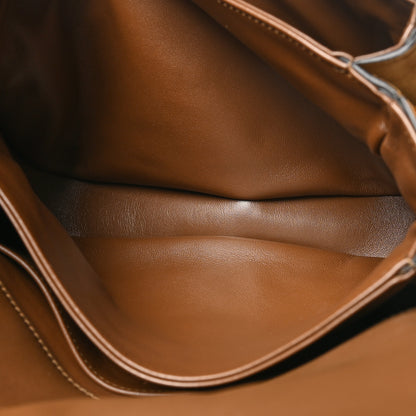 Gucci Suede Small Aura Horsebit 1955 Shoulder Bag Brown 6 of 12