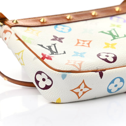Louis Vuitton Monogram Multicolor Pochette Accessories White 6 of 8