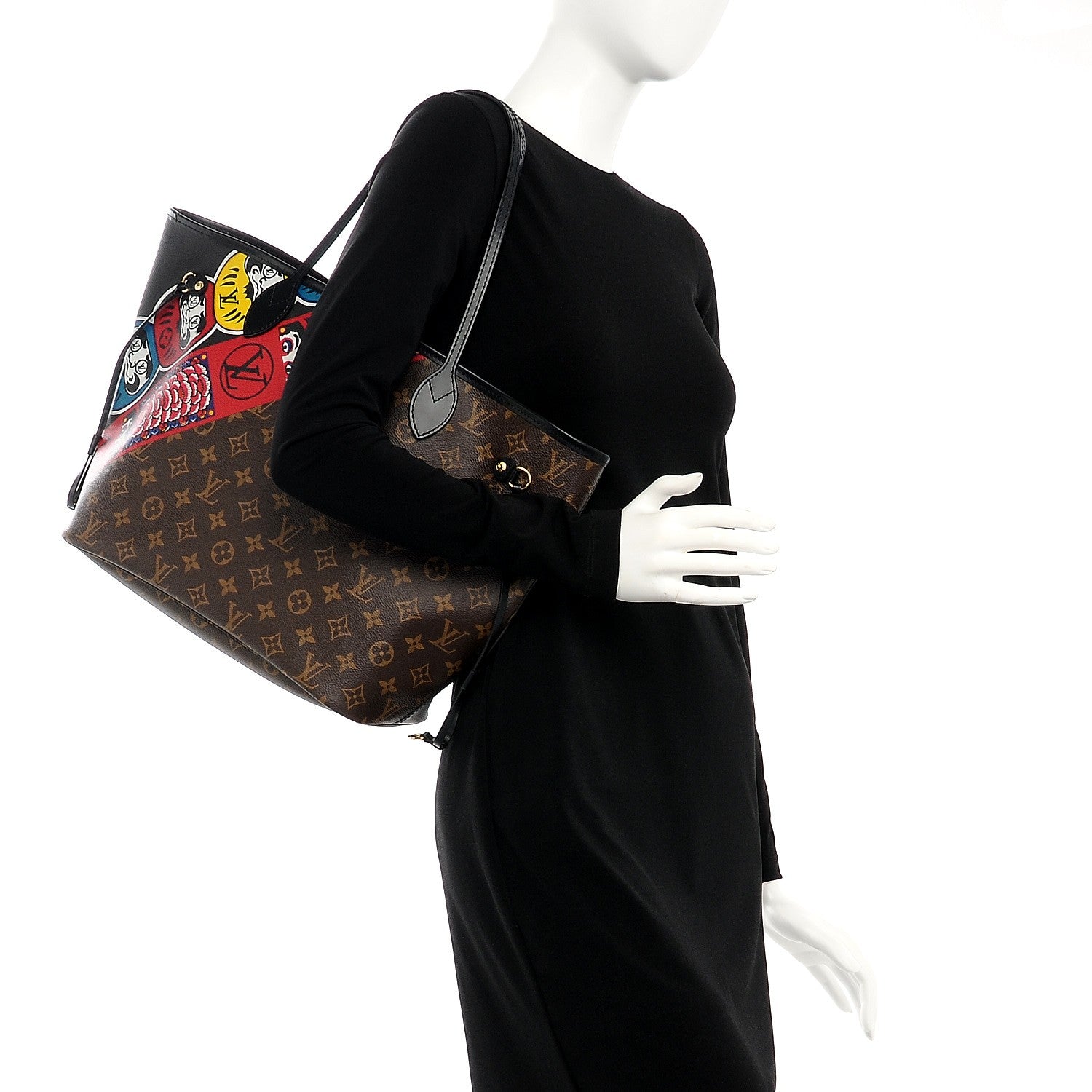 Louis Vuitton Monogram Kabuki Neverfull MM 2 of 9