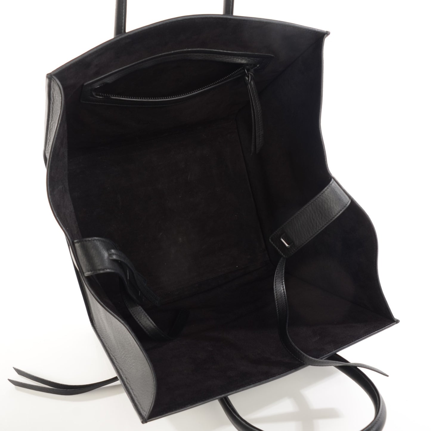 Supple Calfskin Medium Phantom Luggage Black