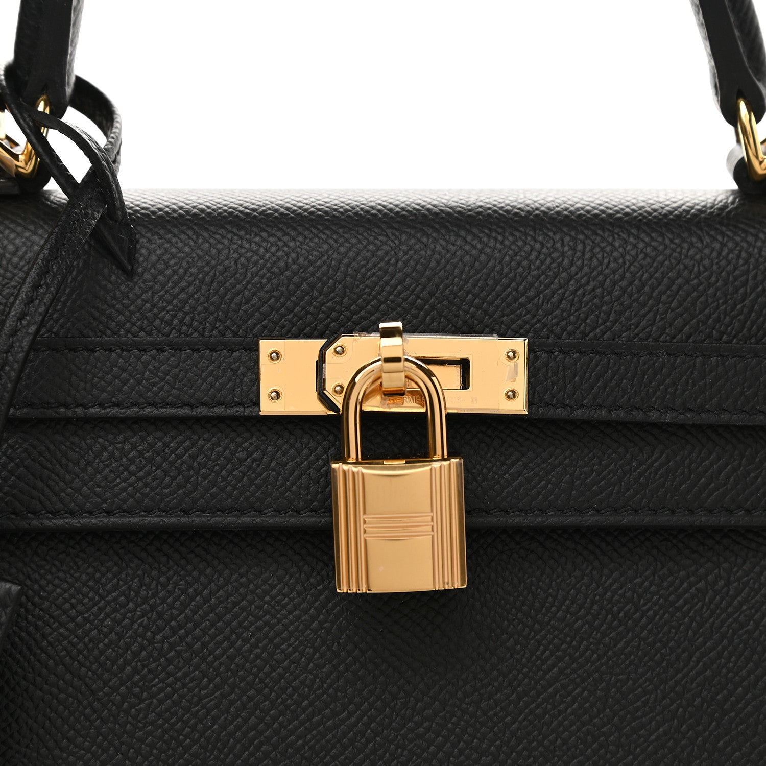 Hermes Epsom Kelly Sellier 25 Black 10 of 10