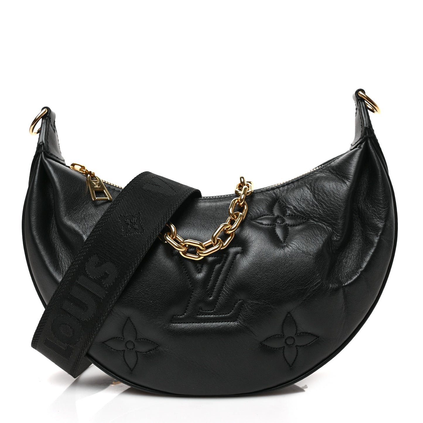 Calfskin Bubblegram Over The Moon Black