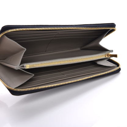 Celine Calfskin Large Zip Around Multifunction Wallet Midnight 5 of 7