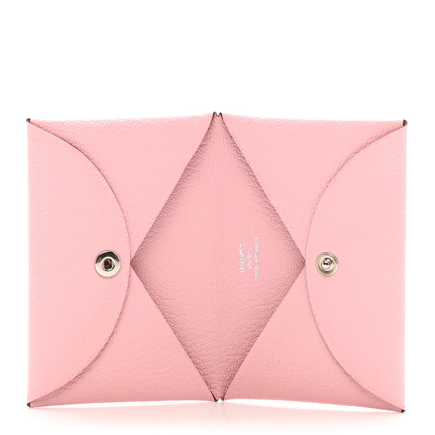 Hermes Chevre Mysore Calvi Card Case Rose Sakura 5 of 7