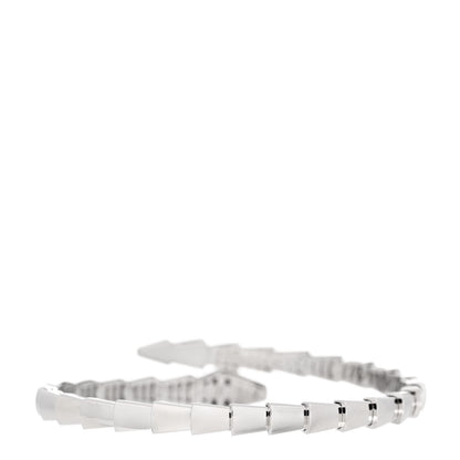 Bulgari 18K White Gold Serpenti Viper Bracelet S 2 of 8