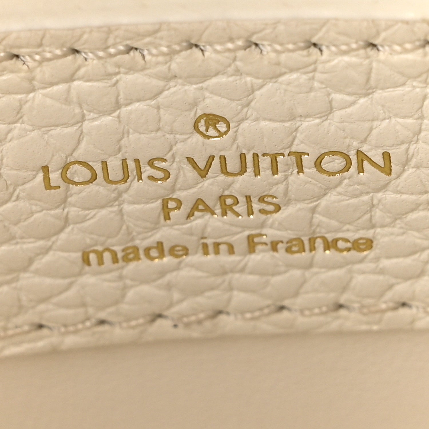 Louis Vuitton Taurillon Capucines BB Blanc Casse 6 of 9