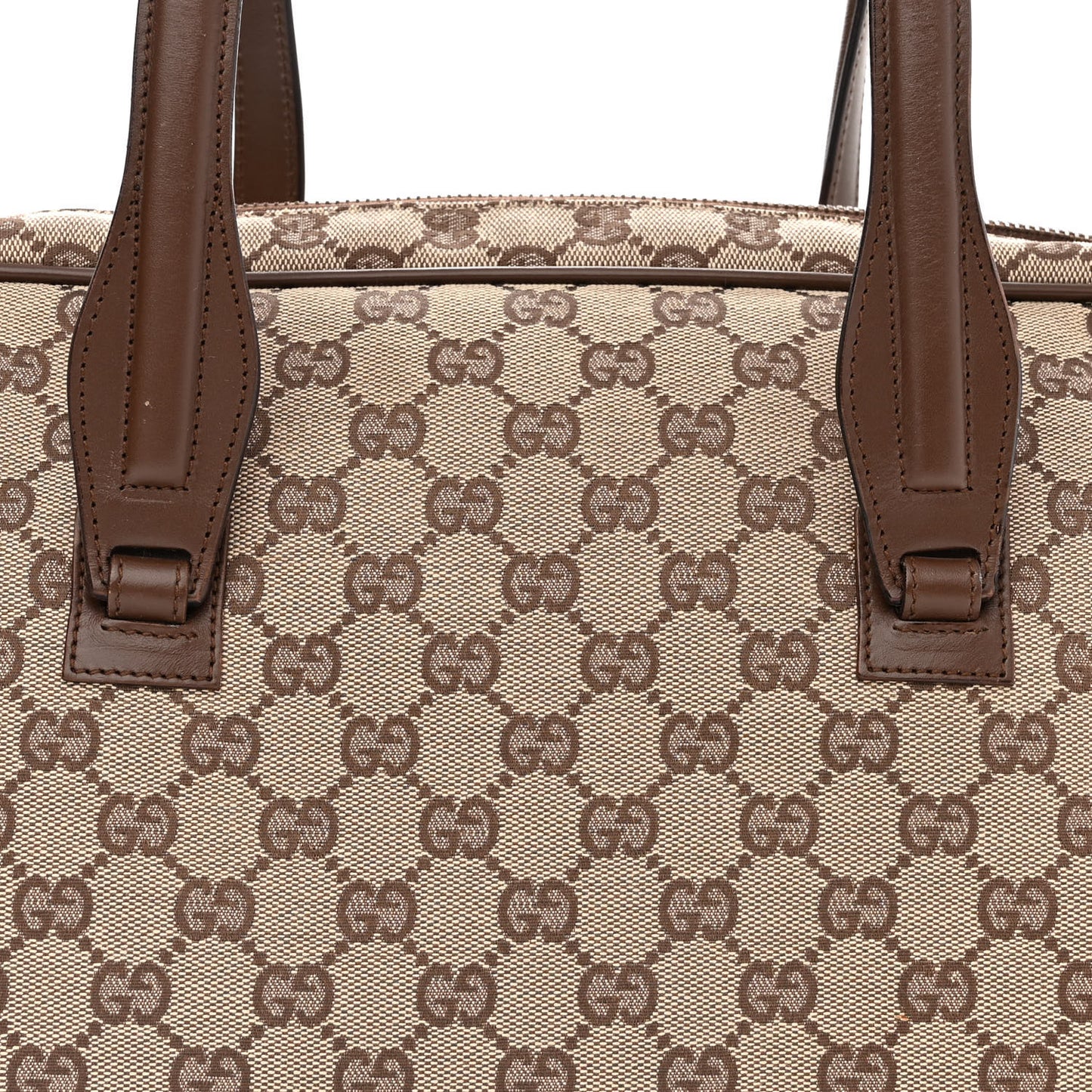Monogram Tote Bag Brown