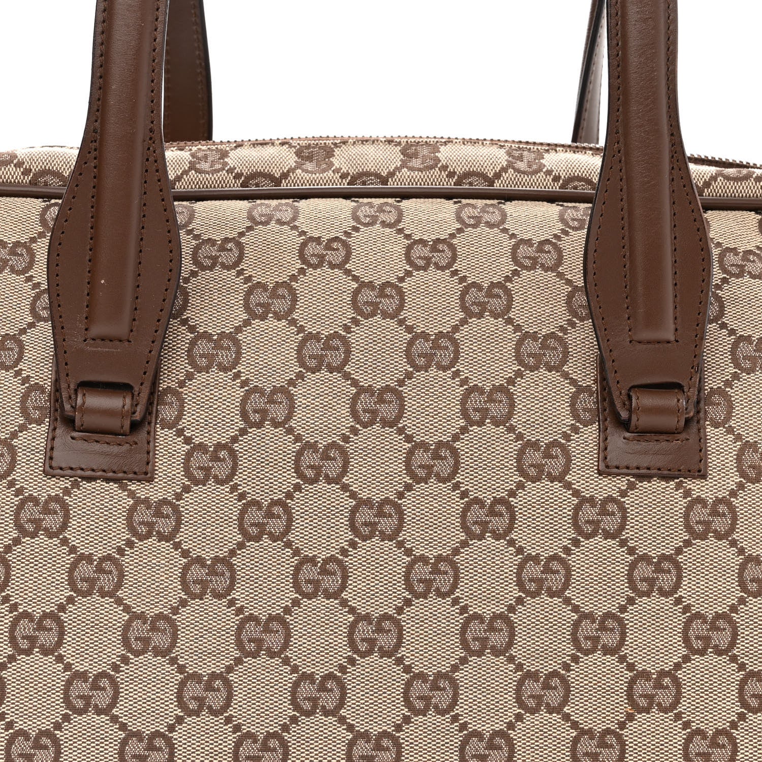 Gucci Monogram Tote Bag Brown 8 of 12
