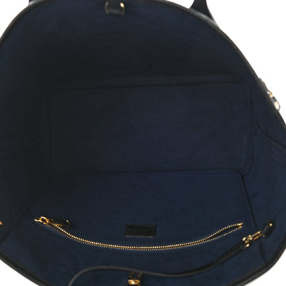 Louis Vuitton Empreinte Monogram Giant Neverfull MM Black 6 of 9
