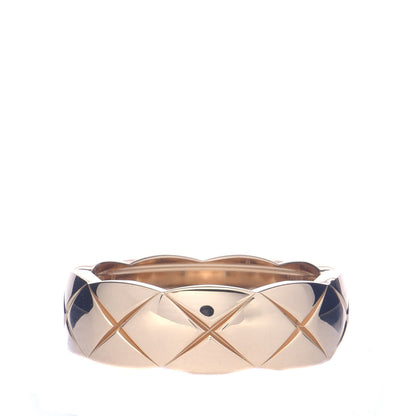 Chanel 18K Yellow Gold Small Coco Crush Ring 55 7.25 1 of 6