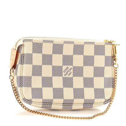 Louis Vuitton Damier Azur Mini Pochette Accessories 3 of 10