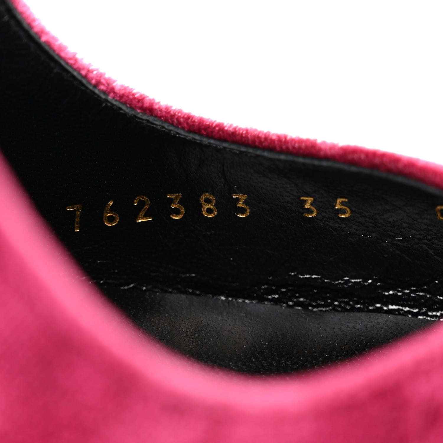 Gucci Velvet GG Monogram Slingback 115mm Pumps 35 Burgundy 9 of 9