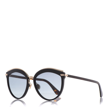 Christian Dior Oversized Offset 2 Sunglasses Black 1 of 9