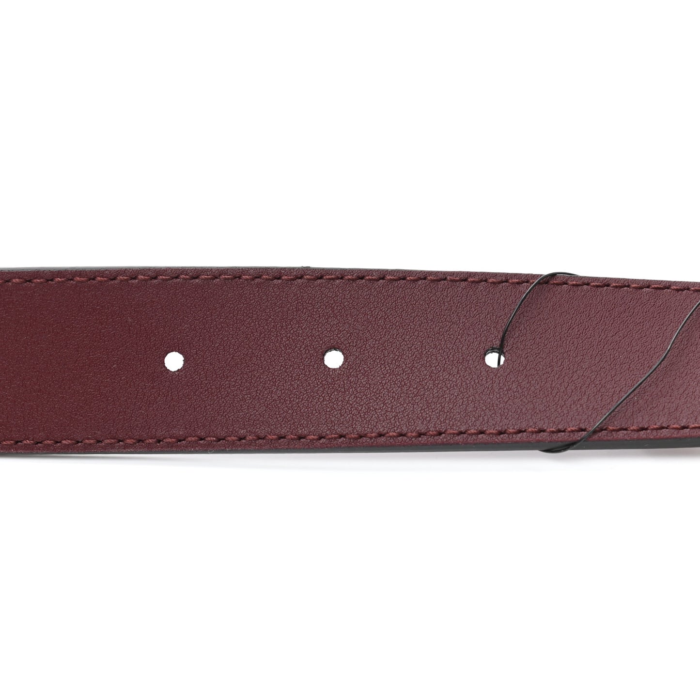 Calfskin Zumi 30mm Belt 85 34 Vintage Bordeaux