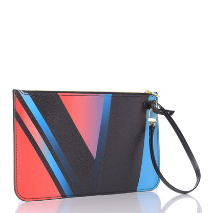 Louis Vuitton Damier Race Neverfull MM GM Pochette Black Red 3 of 7